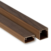 Канал кабельный (100х60) (18 м) темное дерево EKF-Plast