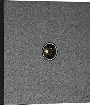 Donel N96 TV розетка (папа), Черный, серия DT