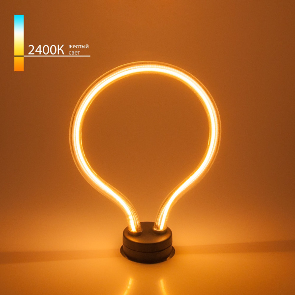 Филаментная светодиодная лампа E27 4Вт 2400К Art filament (a043991) Elektrostandard
