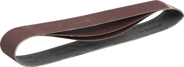 50х686 мм, P320, лента шлифовальная МАСТЕР, для точила ЗТШМ-150/686, 3 шт. ЗУБР