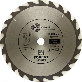Диск пильный 350*32*24Т FLL837 Trio-Diamond