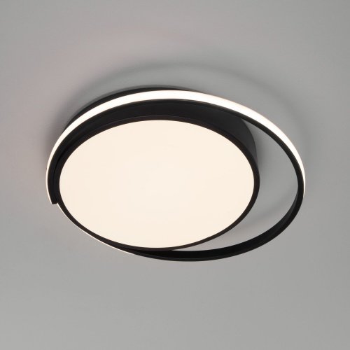 Потолочный светодиодный светильник черный IP20 (90251/1) Eurosvet фото 3