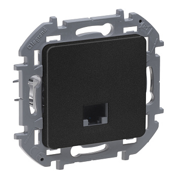 INSPIRIA Механизм розетки СУ RJ45 . антрацит IP20 Legrand