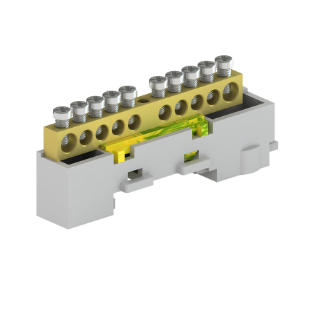 Шина нулевая неизолированная KSN-7-6x9-08 PE Tekfor