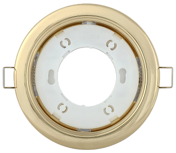 Светильник встраиваемый под лампу GX53 золото IEK