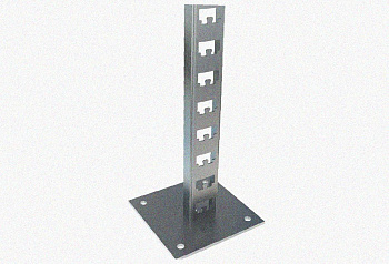 Стойка кабельная напольная одинарная К1171х1200 УТ1,5 горячее цинкование, L1200