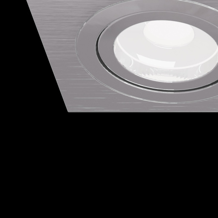 Встраиваемый светильник 2*GU10 50Вт Серебро IP20 Atom DL024-2-02S Technical