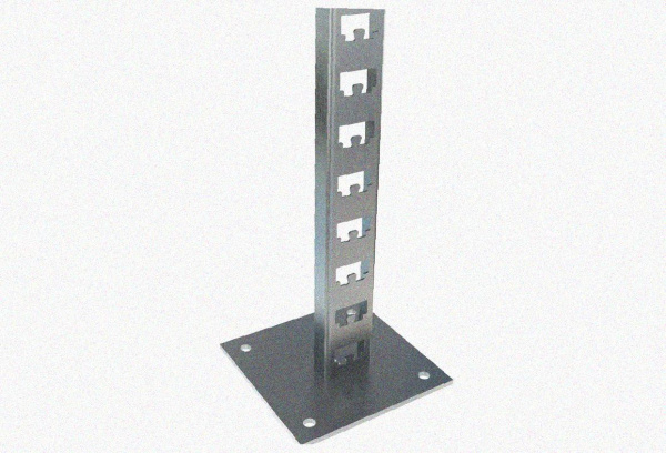 Стойка кабельная напольная одинарная К1171х1200 УТ1,5 горячее цинкование, L1200