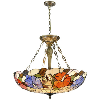 Люстра потолочная Бронза/Разноцветный E27 6*60Вт 816-807-06 VELANTE