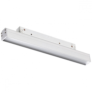 Трековый св-к для низков.шинопровода IP20 LED 4000K 12W 48V FLUM белый B NOVOTECH