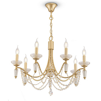 Люстра 7*E14 40Вт Золото IP20 Zoe FR2009PL-07G Freya