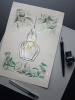 Подвесной светильник 1*E14 40Вт Никель IP20 Eustoma MOD238-PL-01-B Maytoni