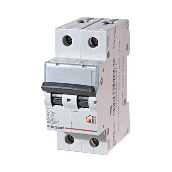 Выключатель автоматический ВА МОД 2П 50А С 6кА TX3 Legrand
