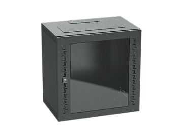 IT-корпус навесной STI 19" 20U, 1000х600х400, дверь с закаленным стеклом, RAL9005 DKC