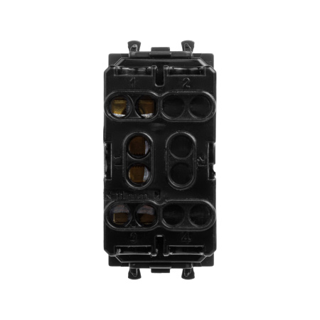 Механизм управления рольставней модульный, "Avanti", "Черный матовый", 1 модуль DKC