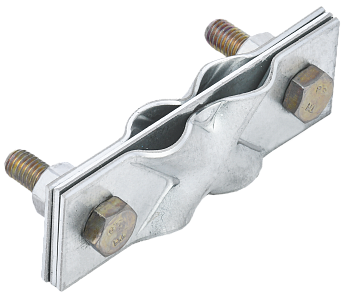 Зажим заземления диагональный полоса/пруток-полоса/пруток нержавеющая сталь IEK