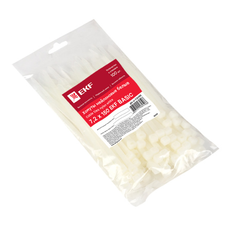 Хомут нейлоновый (7,2х150) (100шт) Basic EKF