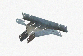 Лоток тройниковый перфорированный ОТ 500х60 УХЛ1, горячее цинкование, S1,5