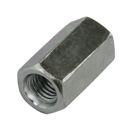 Гайка соединительная оцинкованная М8 (DIN 6334) (100 шт/уп) Промрукав