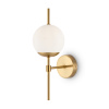 Настенный светильник (бра) 1*E27 60Вт Латунь IP20 Damask FR5205WL-01BS Freya