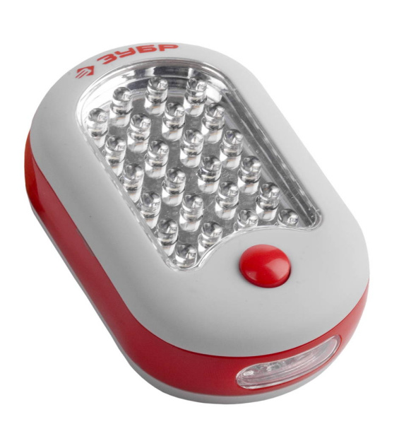 Фонарь светодиодный, 27 LED, магнит, крючок для подвеса, 3ААА ЗУБР