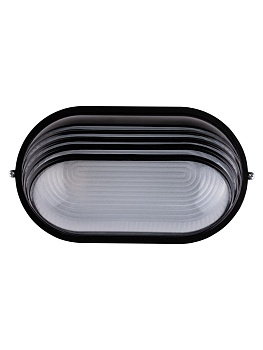 Светильник НПБ1207 черный/овал ресничка 100Вт IP54 TDM
