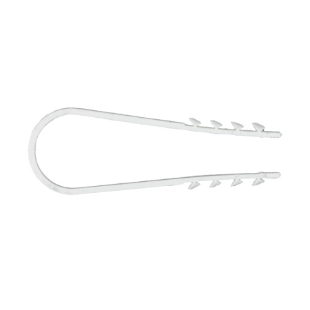 Дюбель-хомут для круглого кабеля (19-25мм) белый (50шт) PROxima EKF