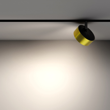 Трековый светильник LED 18Вт Черный и Латунь IP20 Magnetic track system Exility TR040-2-18W4K-BBS Technical Maytoni