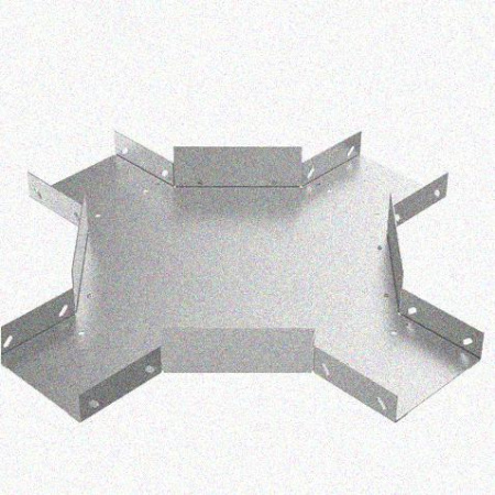 Лоток крестообразный замковый глухой КМЗГ 500х65 УХЛ1 горячее цинкование, S1,5