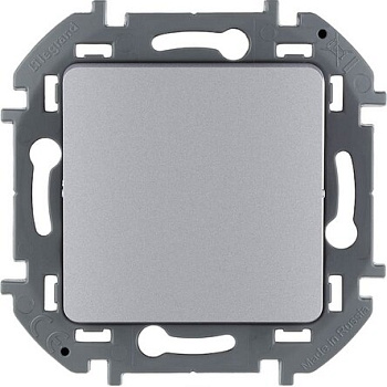 INSPIRIA Механизм переключателя СУ 1 кл. проходной 10А алюминий IP20 Legrand