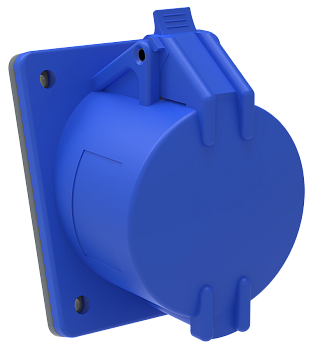 Розетка встраиваемая ССИ-423 32А-6ч/200-250В 2Р+PЕ IP44 MAGNUM IEK