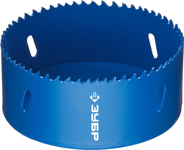 102мм, коронка биметаллическая, быстрорежущая сталь ЗУБР