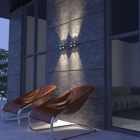 Ландшафтный настенный св-к IP54 LED 4000K 16W 85-265V CALLE темно-серый NOVOTECH