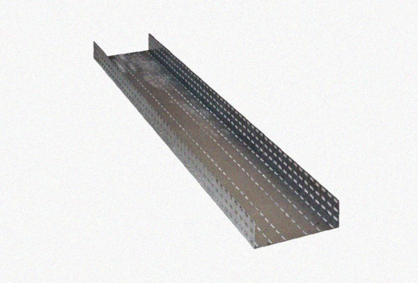 Лоток перфорированный ЛМ 100х100х3000 УТ1,5, горячее цинкование, S1,5