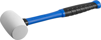 Белая резиновая киянка Профессионал 230 г ЗУБР