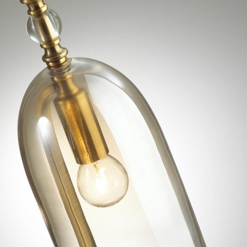Настольная лампа E14 1*40W BELL бронзовы/коньячный/стекло ODEON LIGHT фото 6