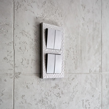 Hammer Рамка на 2 поста (серебряный) Werkel