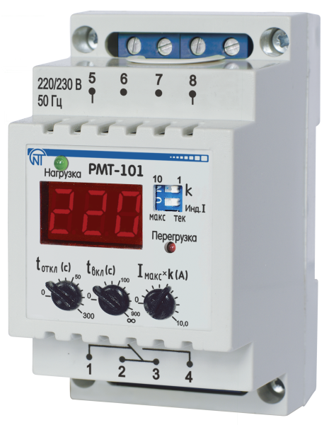 Реле максимального тока РМТ-101 Новатек-Электро