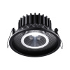 Св-к встр.св/д IP20 LED 15W 4000K 1600Лм 110-265V BIND черный NOVOTECH