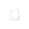 Рамка стеклянная Voltum S70 на 1 пост, (белый, матовый, стекло)