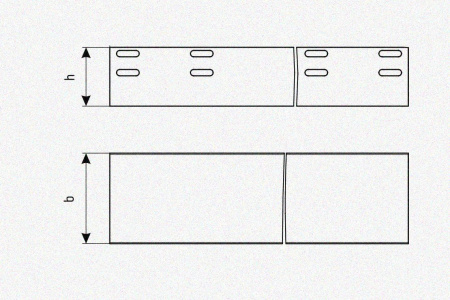Лоток глухой ЛМГ 600х80х3000 УХЛ1, горячее цинкование, S1,5