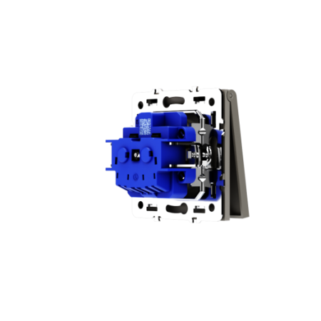 Розетка встраиваемая Voltum S70 с заземлением, защитными шторками и крышкой 16А, (кашемир)