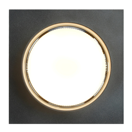 Светильник потолочный встраиваемый, 15W 230V GX53, черный, квадрат, без лампы, DL503 LUNA Feron