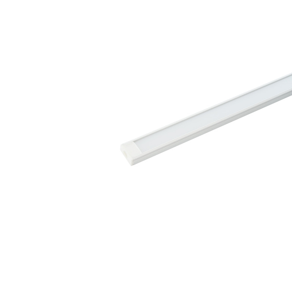 Профиль алюминиевый накладной, белый, CAB262