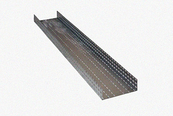 Лоток перфорированный ЛМ 300х100х2000 УТ1,5, горячее цинкование, S1,2