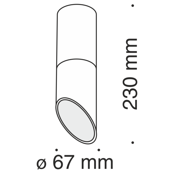 Потолочный светильник 1*GU10 50Вт Черный IP20 Lipari C025CL-01B Technical