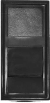 Donel Розетка DEC RJ45 UTP кат.6, 1мод., черн. (22.5х45мм)