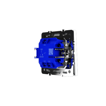 Проходной переключатель встраиваемый Voltum S70 одноклавишный 10А, (белый матовый)