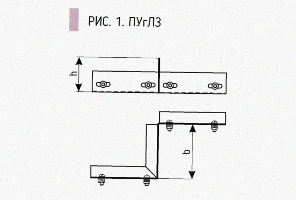 Соединитель-переходник замковый ПУгЛЗ 100х50 УТ1,5, оцинкованный лист, S1,5