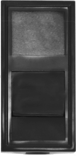 Donel Розетка DEC RJ45 UTP кат.6, 1мод., черн. (22.5х45мм) Donel Розетка DEC RJ45 UTP кат.6, 1мод., черн. (22.5х45мм)